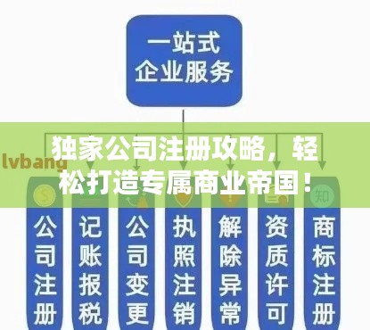 独家公司注册攻略，轻松打造专属商业帝国！