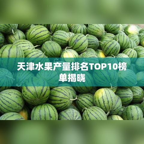 天津水果产量排名TOP10榜单揭晓