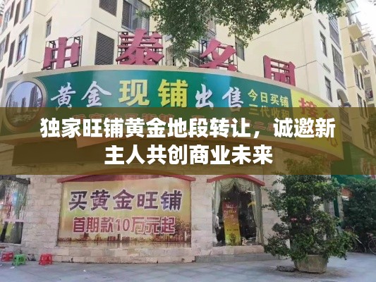 独家旺铺黄金地段转让，诚邀新主人共创商业未来