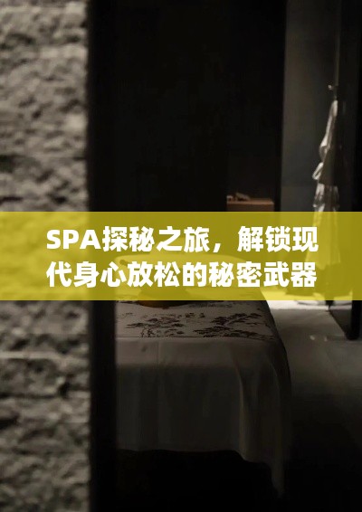 SPA探秘之旅，解锁现代身心放松的秘密武器