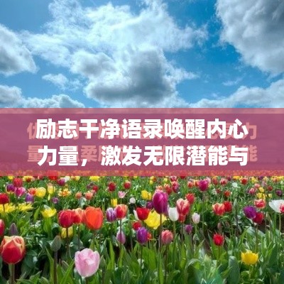 励志干净语录唤醒内心力量，激发无限潜能与活力