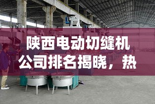 陕西电动切缝机公司排名揭晓，热门企业榜单不容错过！