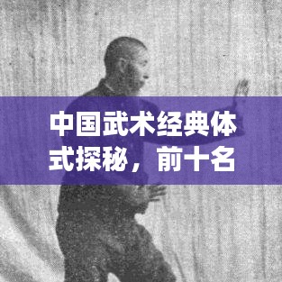 中国武术经典体式探秘，前十名体式图片解析及魅力展现