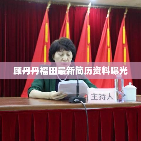 顾丹丹福田最新简历资料曝光