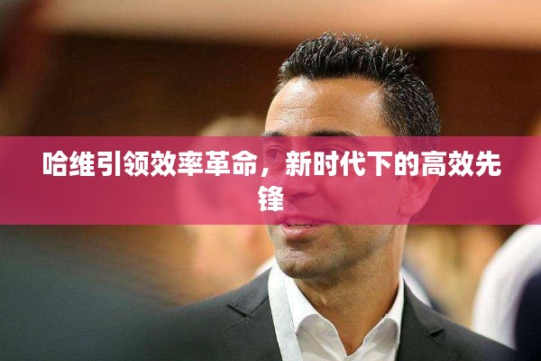 哈维引领效率革命，新时代下的高效先锋