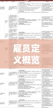 雇员定义概览，从角色到职责，一篇文章带你全面了解！