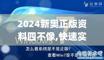 2024新奥正版资料四不像,快速实施解答策略_Windows59.609-8