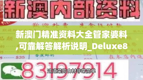 新澳门精准资料大全管家婆料,可靠解答解析说明_Deluxe85.392-2