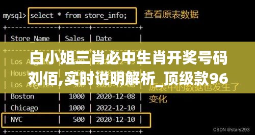 白小姐三肖必中生肖开奖号码刘佰,实时说明解析_顶级款96.502-5