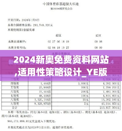 2024新奥免费资料网站,适用性策略设计_YE版53.258-5